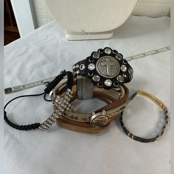 Faith based necklace and bracelets set - Picture 7 of 7